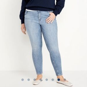 NEW OLD NAVY 28 PLUS MID RISE ROCKSTAR SKINNY JEANS NWT